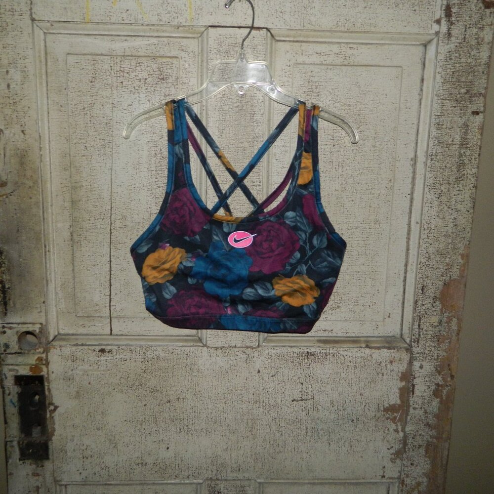 Nike Swoosh Icon Clash Sports Bra Sz 2XL (NN-10)